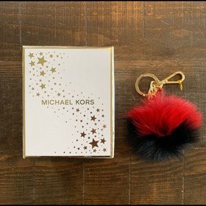 Michael Kors Pom Pom Key Chain